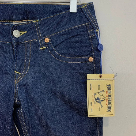 True Religion Becky Boot Cut Dark Wash Denim NWT - Picture 3 of 6